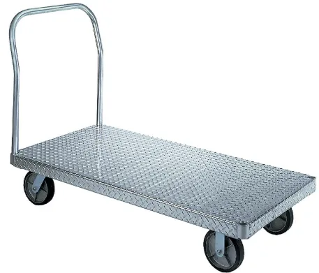 Aluminum treadplate platform truck