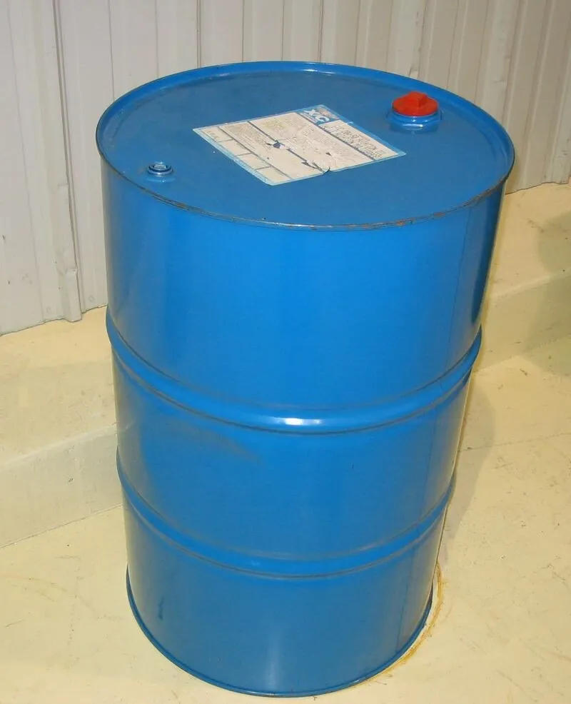 Standard 55-gallon industrial drum