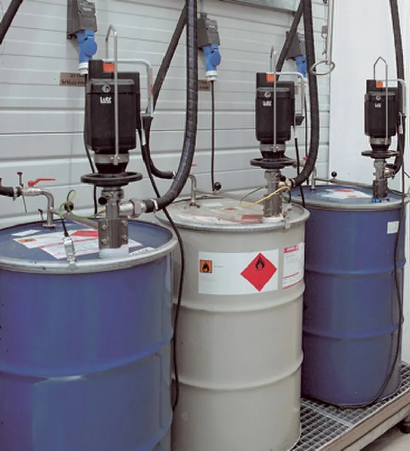 Industrial drum pumps