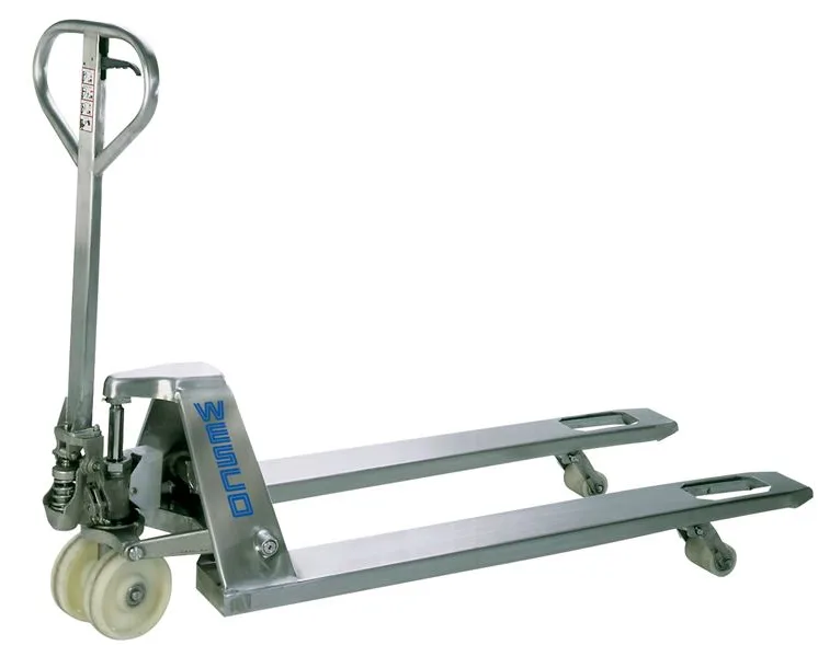 Wesco stainless steel pallet truck