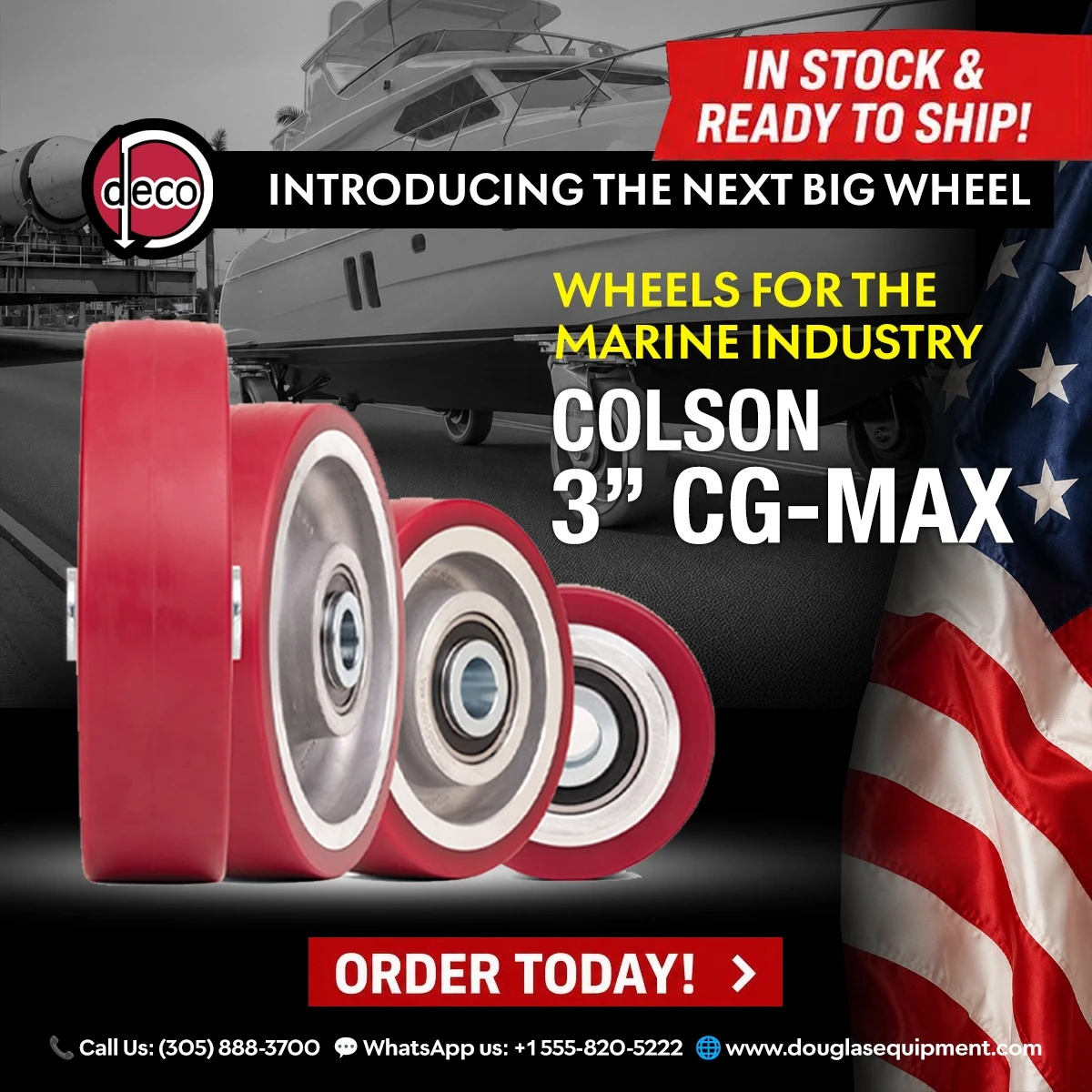 Colson 3" CG-MAX Wheels