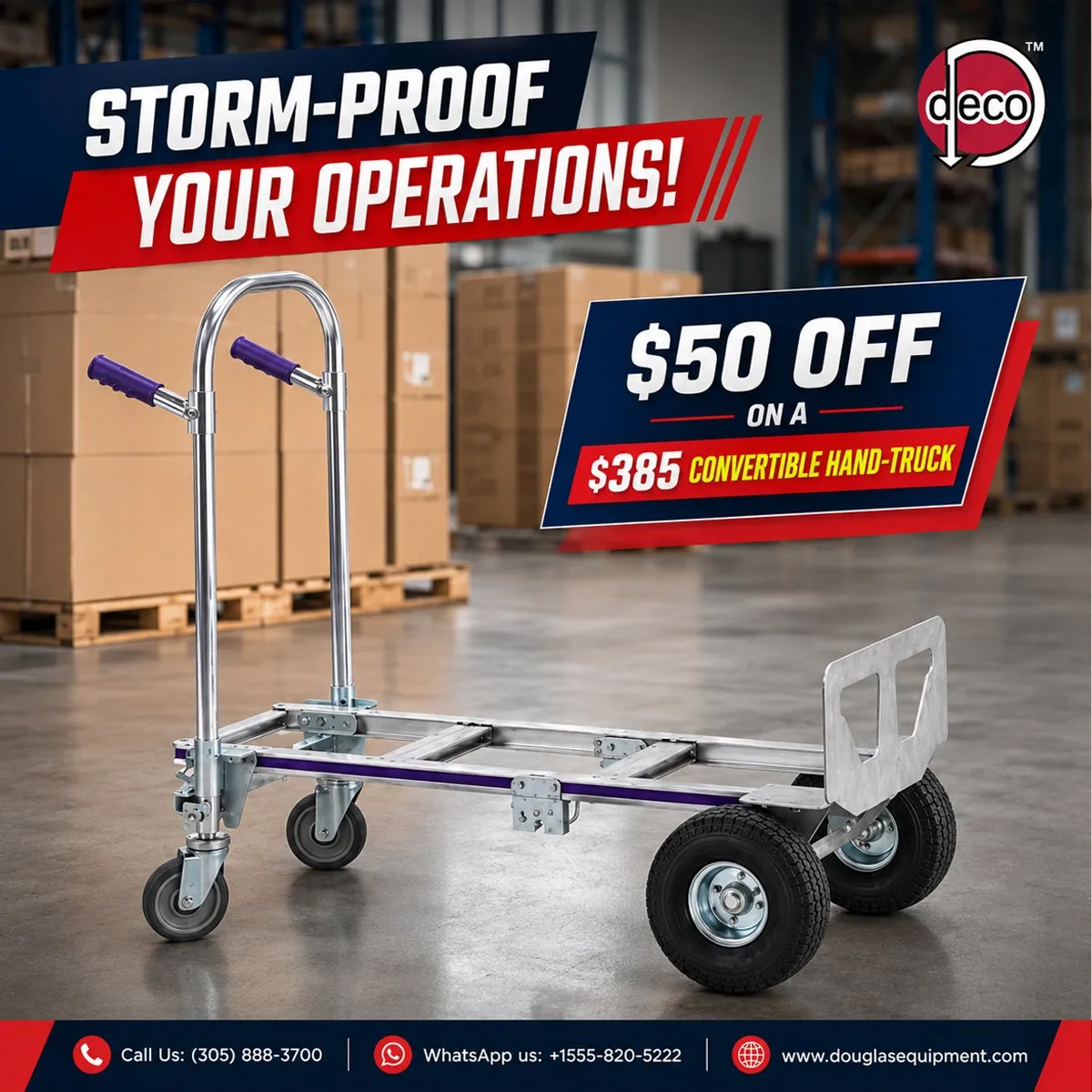 DECO Convertible Hand-Truck — $50 Off
