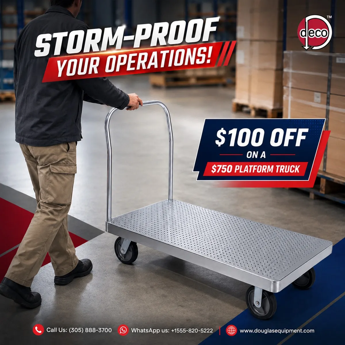DECO Platform Truck — $100 Off