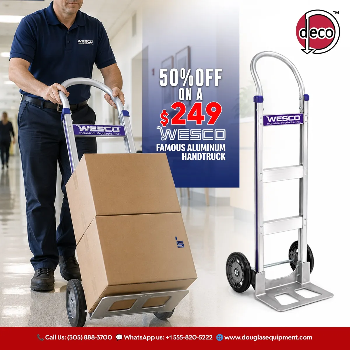 Wesco Famous Aluminum Hand-Truck — 50% Off