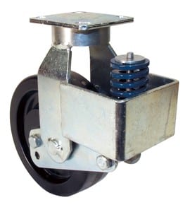 spring loaded caster wheels 