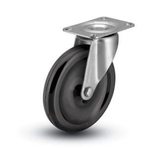 What are the different types of medium casters?