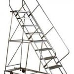 Rolling Safety Ladders Using Grip Strut
