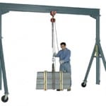 Lever Adjustable Crane for Small Loads