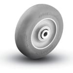 Colson 2 Series Performa Rubber Round Grey Tread Wheels