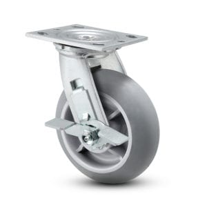 Faultless E-line Casters ES6X2TPDTBK